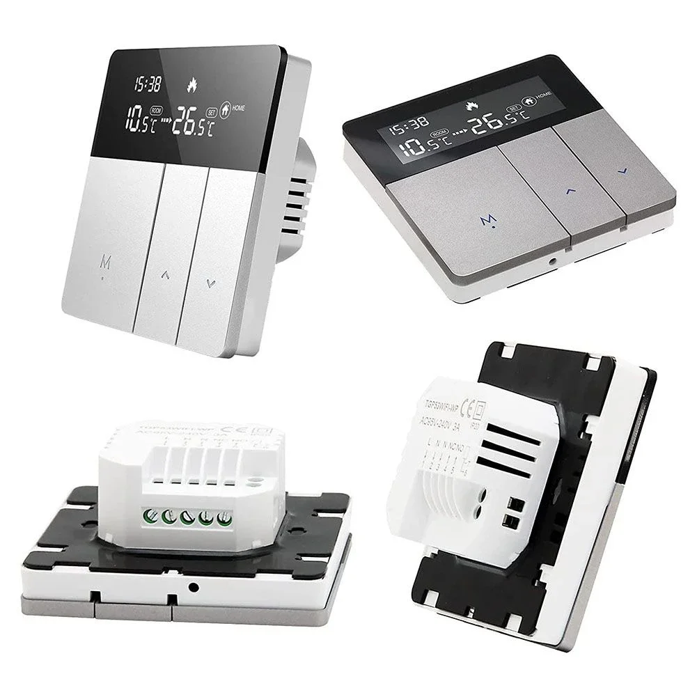 家庭用給湯サーモスタット,新品,快適,エネルギー効率,50hz,60hz,86x86x26mm, 95-240v,1個