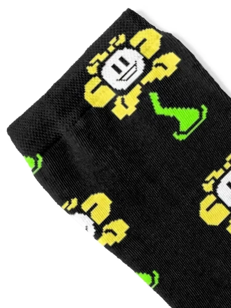 Undertale Flowey Socks cycling christmass gift golf Stockings man Socks Male Women's