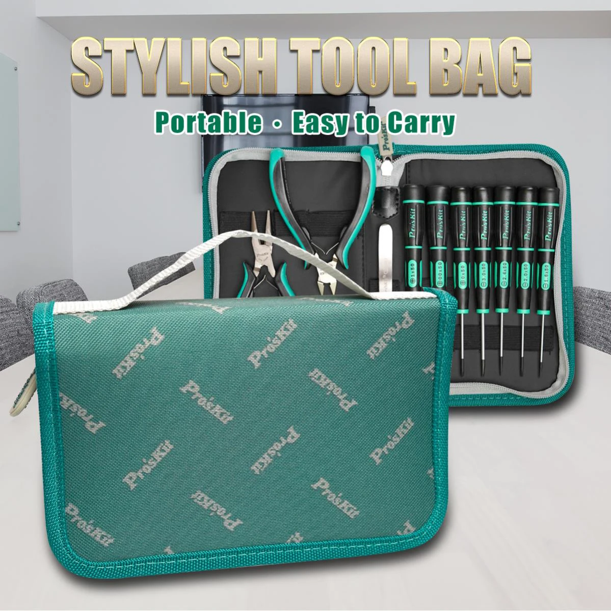 Pro'skit Basic Electronic Digital Tool Set For 3C Products Appliance Repair Tools Screwdriver Pliers Tweezers Hand Toolkit