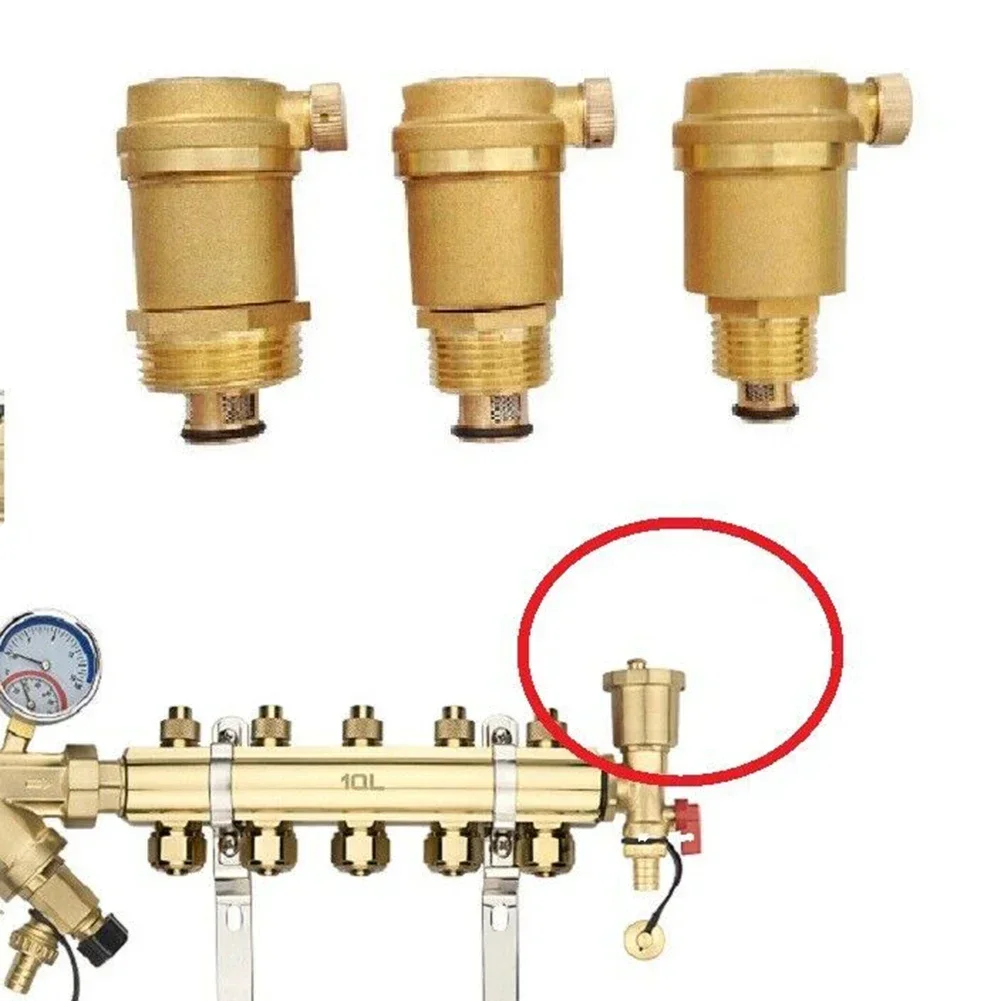 

Male Thread Brass Automatic Exhaust Air Vent Valve Pressure Solar Water Heater Automatic Air Vent Pressure Release Valve