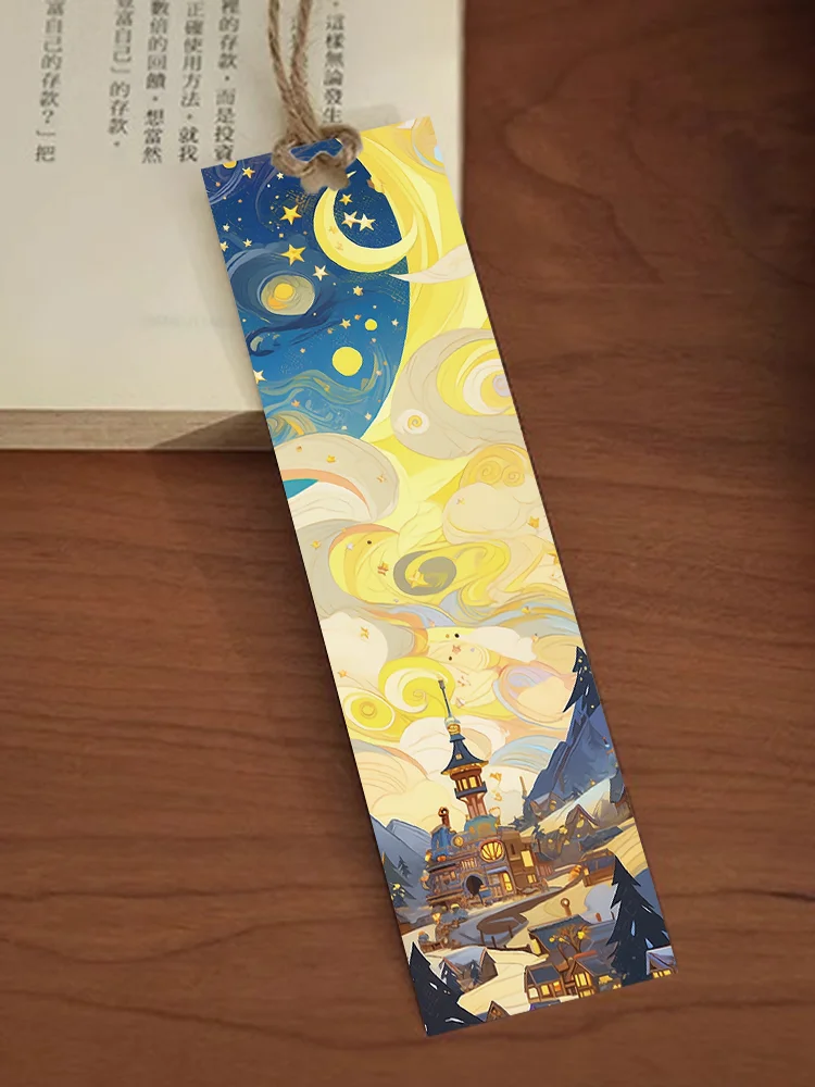 30pcs Forsaken Dreams Series Bookmark Reading Book Mark Vintage Scenery Book Page Marker Stationery Supplies Children Gifts