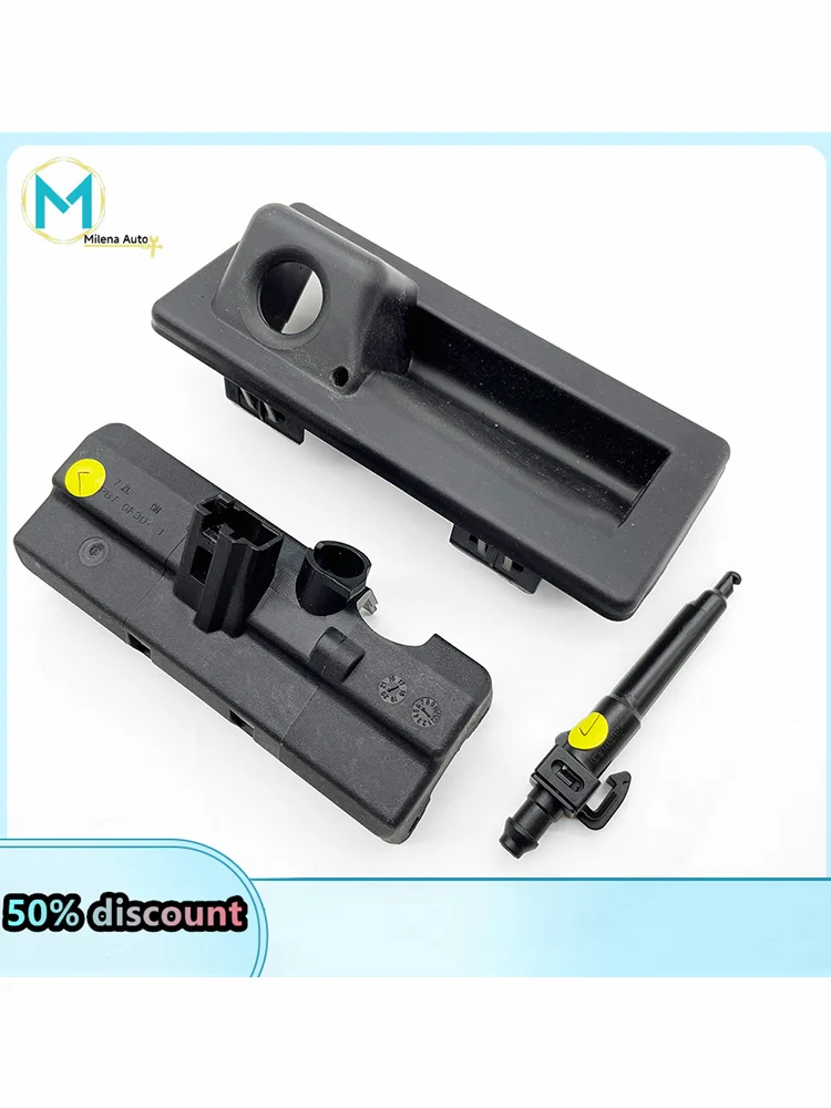 Trunk hand button Rear View Camera Shell Case With Water Spray Nozzle For Audi Q7 4M A4 B9 Tiguan MK2