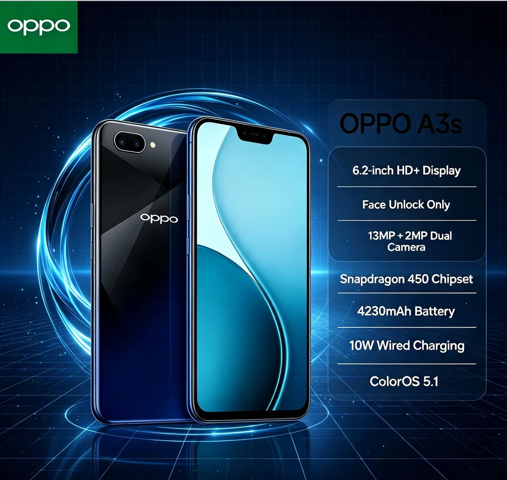 Najnowszy model 2026 OPPO A3s  – Photography Sim recenzja i cena