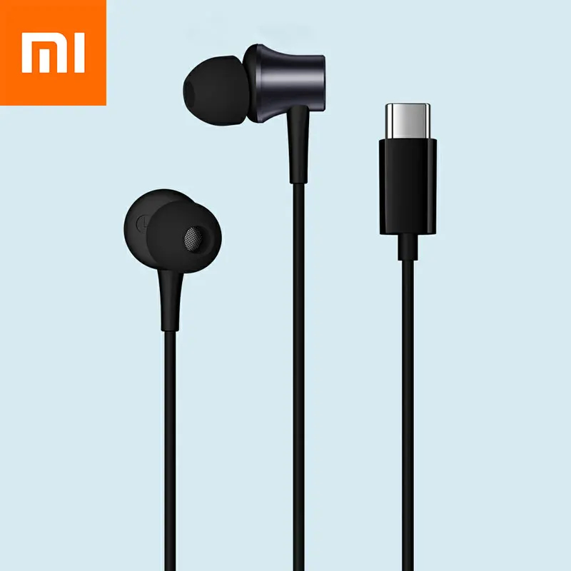 Fone de Ouvido Original Xiaomi Piston 3 Versão Type-C In-Ear com Controle por Fio e Microfone para Celular Headset Iphone15
