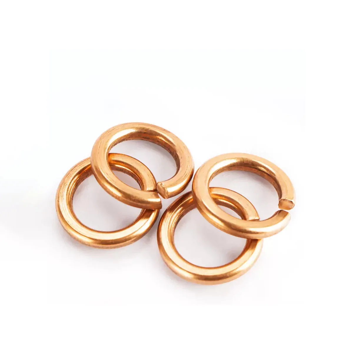 Ring pegas tembaga merah/Washer elastis terbuka Washer