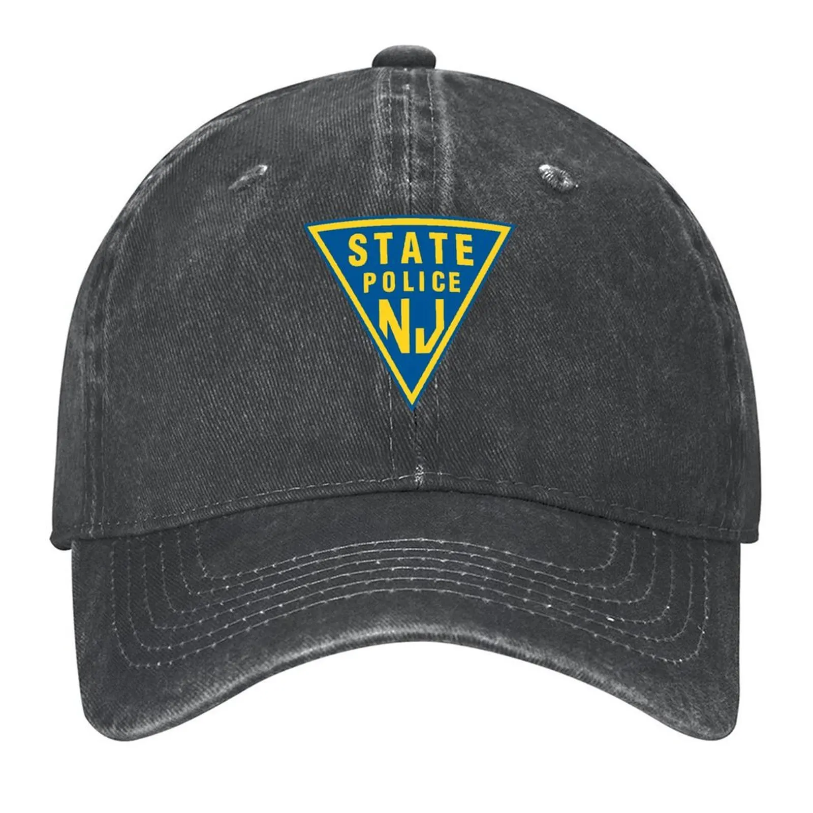 

New Jersey State Police seal Baseball Cap Brand Man cap foam party Hat fishing hat custom Hat For Girls Men's