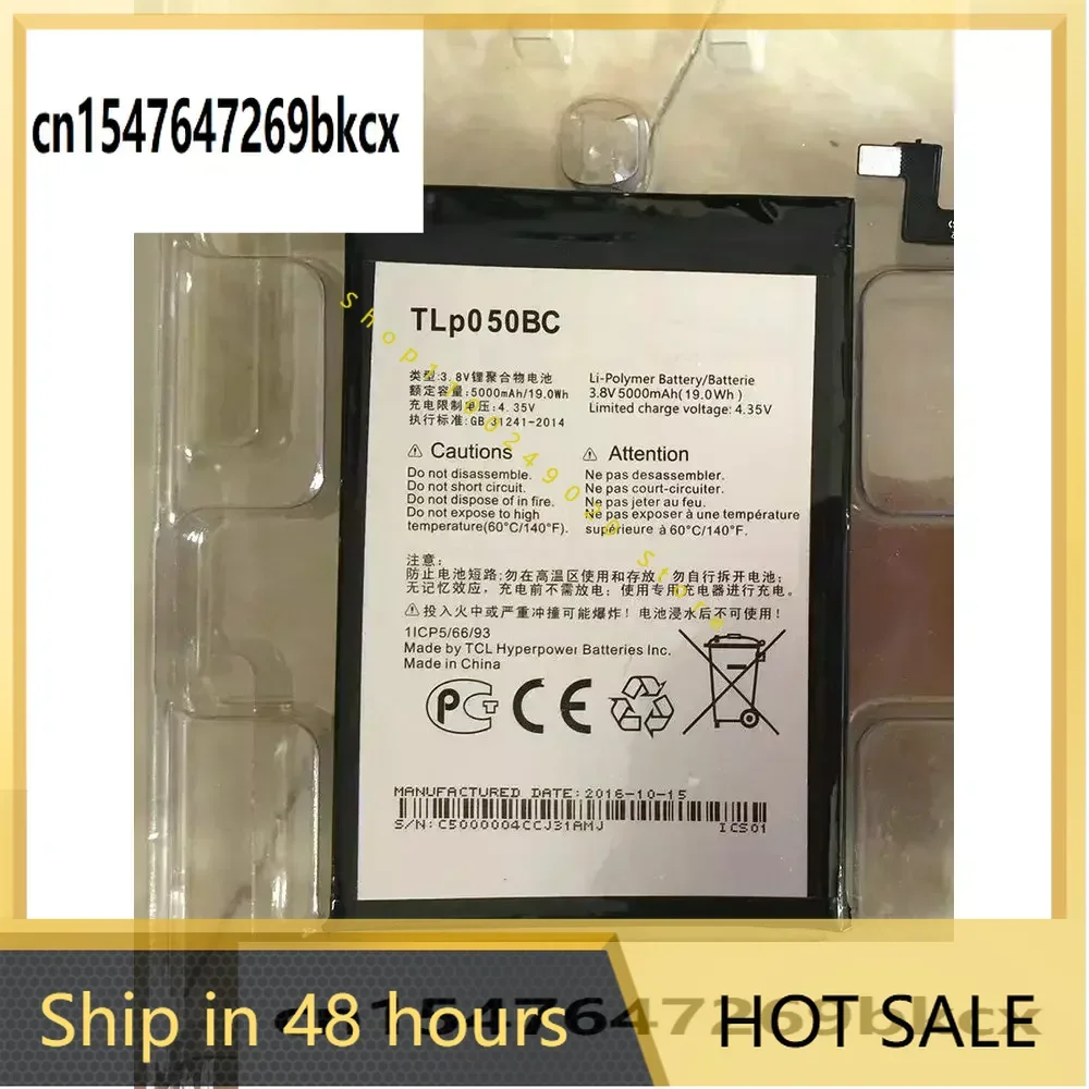 High Quality 5000mAh TLp050BC Battery For Alcatel Pixi 4 Plus Power 5023F 5023E Mobile Phone