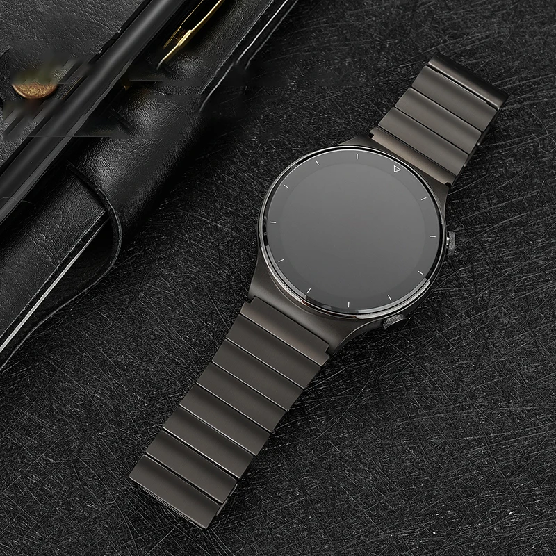 화웨이 시계 GT2 프로 티타늄 Correa 금속 시계 밴드에 대 한 22mm 티타늄 금속 스트랩 시계 3 프로 GT 2e GT2 46mm 손목 밴드