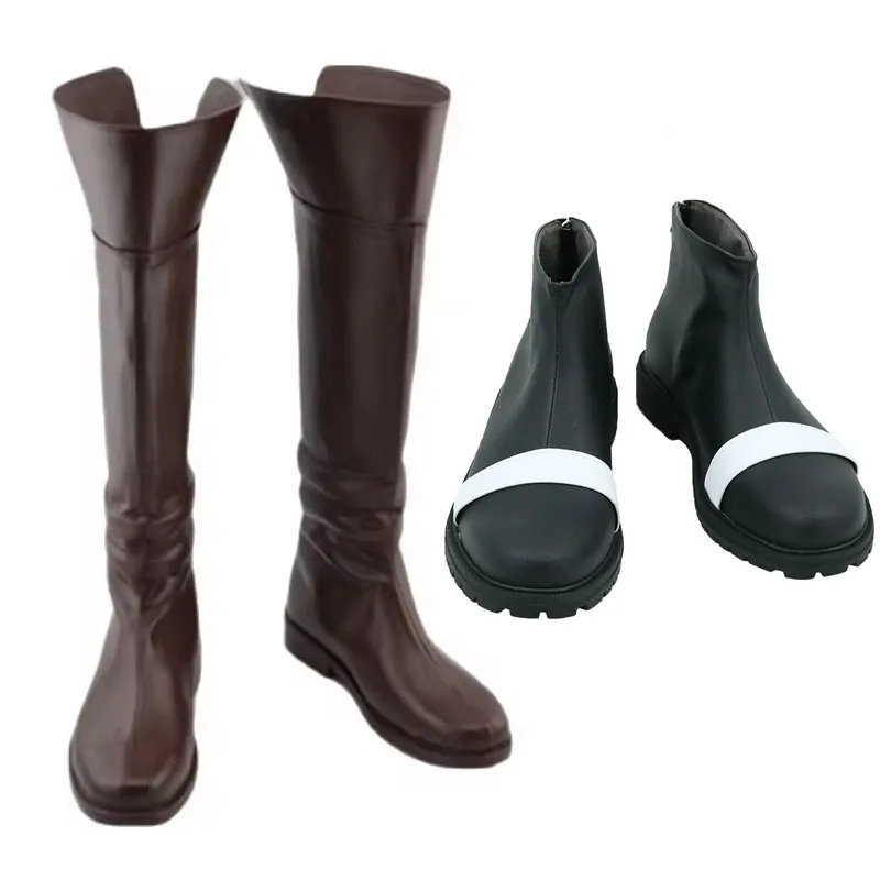 Anime Attack Eren Jaeger Ackerman Shoes Cosplay Boots custom made