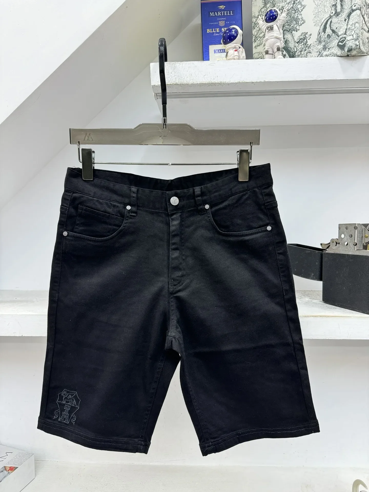 BILLIONAIRE SIJITONGDA 2024 New Shorts, Bamboo Knot Wrinkled Cotton Fabric Style: 6605-black, Gray Blue, T Size: M To 4XL