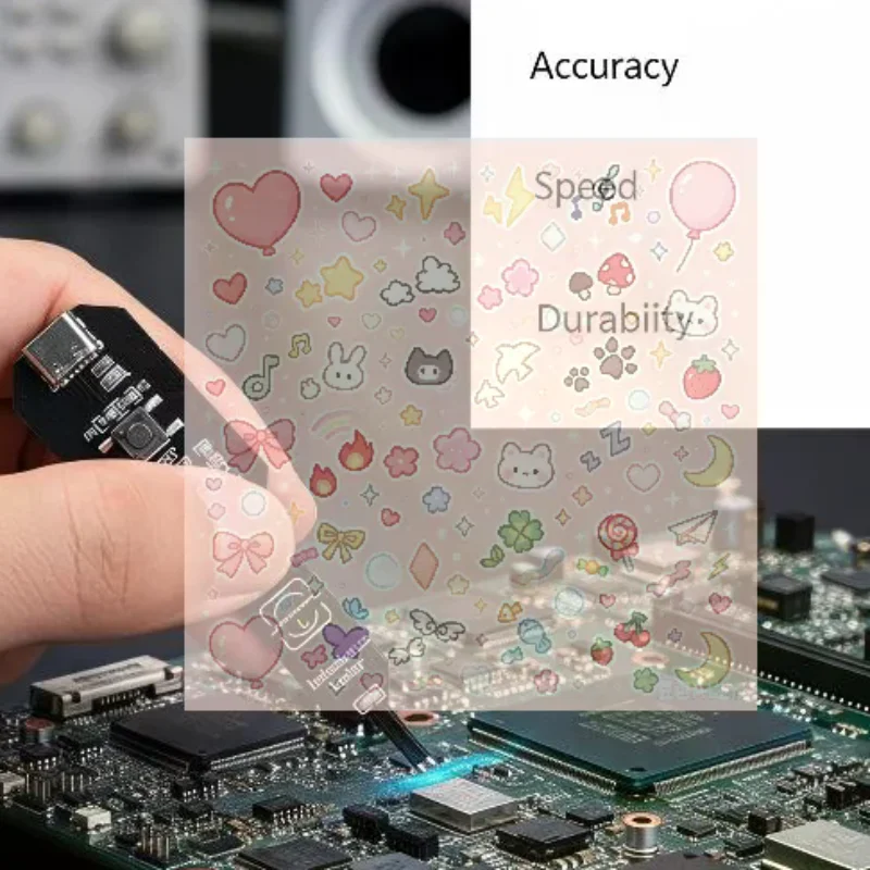 M093 Inductance Tester Motherboard Coil Tester Inductor Detector Repair Tool Electromagnetic Induction Quick Fault Check For PC