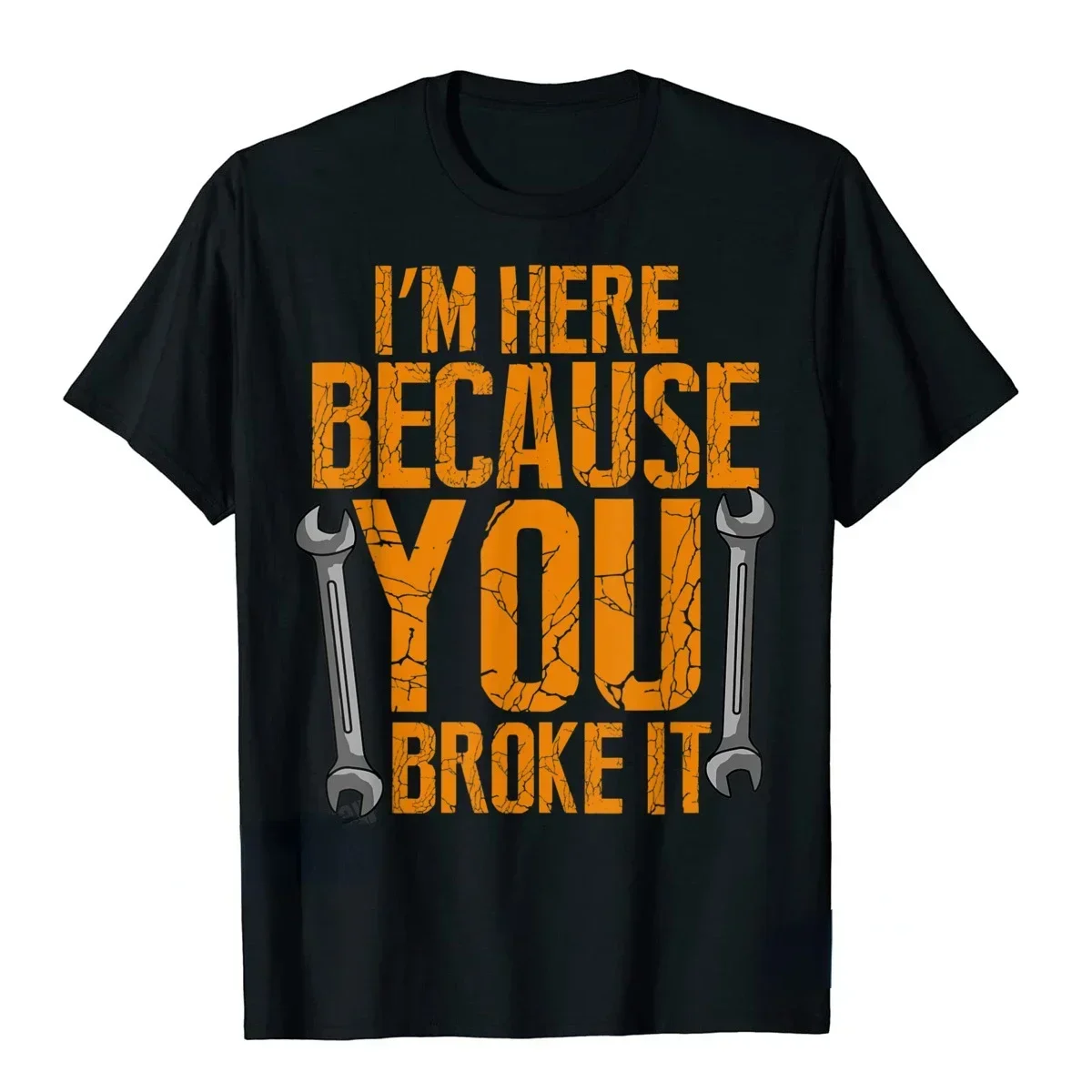 Funny Maintenance Worker Gifts T-Shirt Dominant Mens Short-sleev Loose Breathable Casual Shirt Fashion Tops Kids Clothing Tops