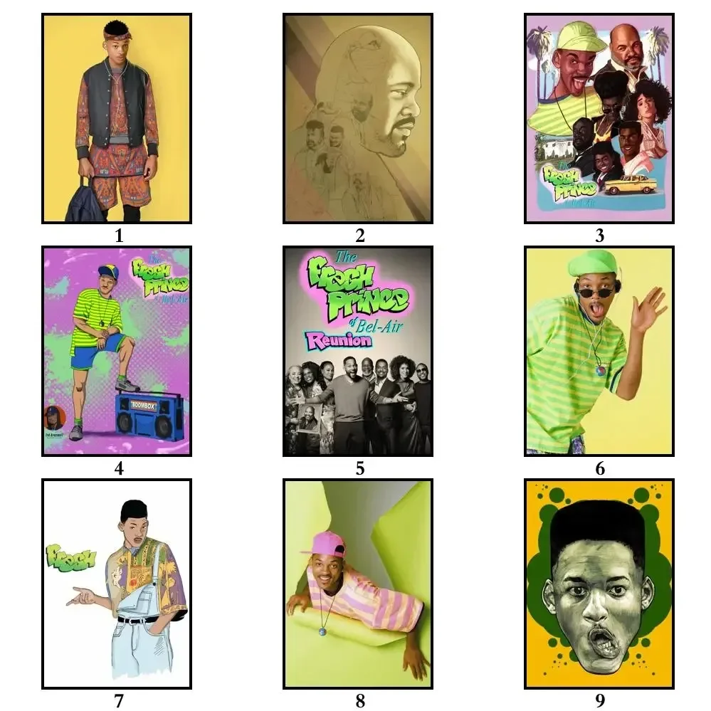 The Fresh Prince Of Bel-Air Artwork Fancy Canvas Painting Posters and Prints Wall Art Pictures for Living Room Decoration