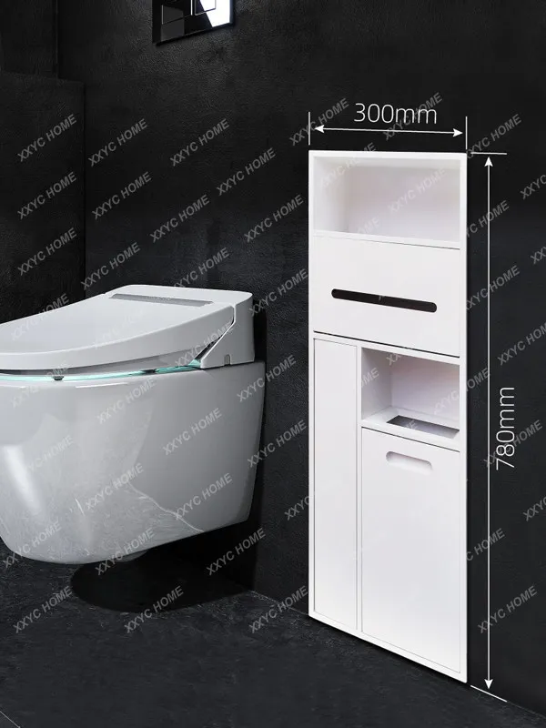 X-S Toilet recessed trash can hidden niche, stainless steel recessed toilet carton