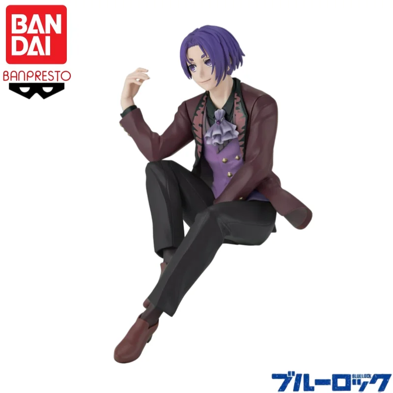

In Stock Original Bandai Banpresto Blue Lock Mikage Reo Anime Characters Garage Model Toys Statue Collectible Ornaments