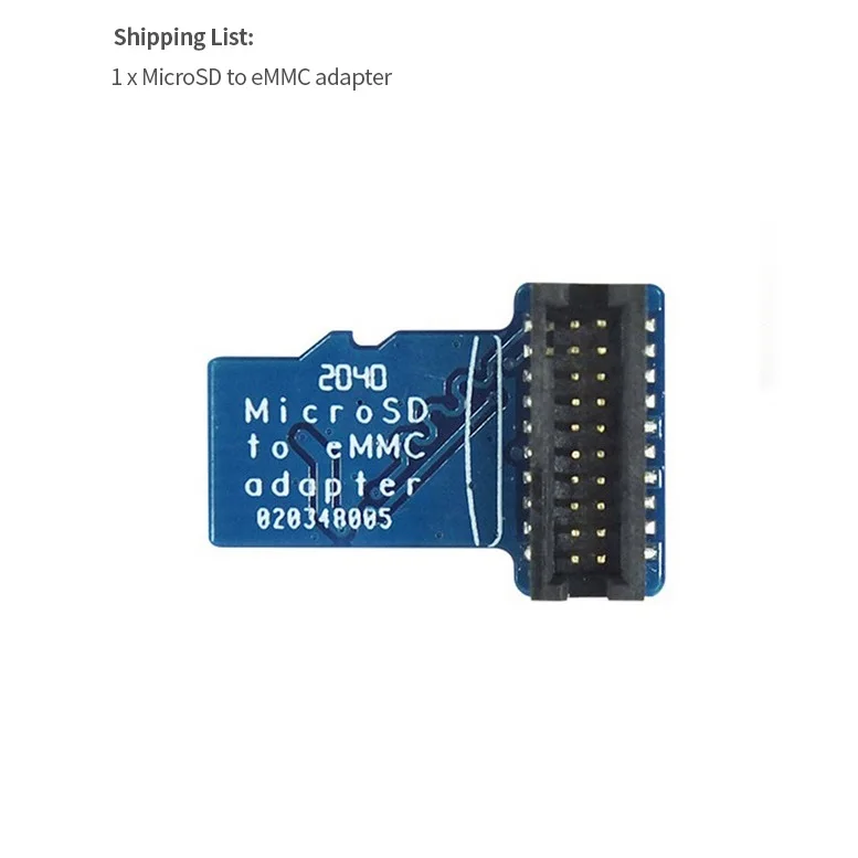 Open+Pi 8/16/32/64GB eMMC Module & MicroSD adapter for the NanoPi & NanoPC Demo board series
