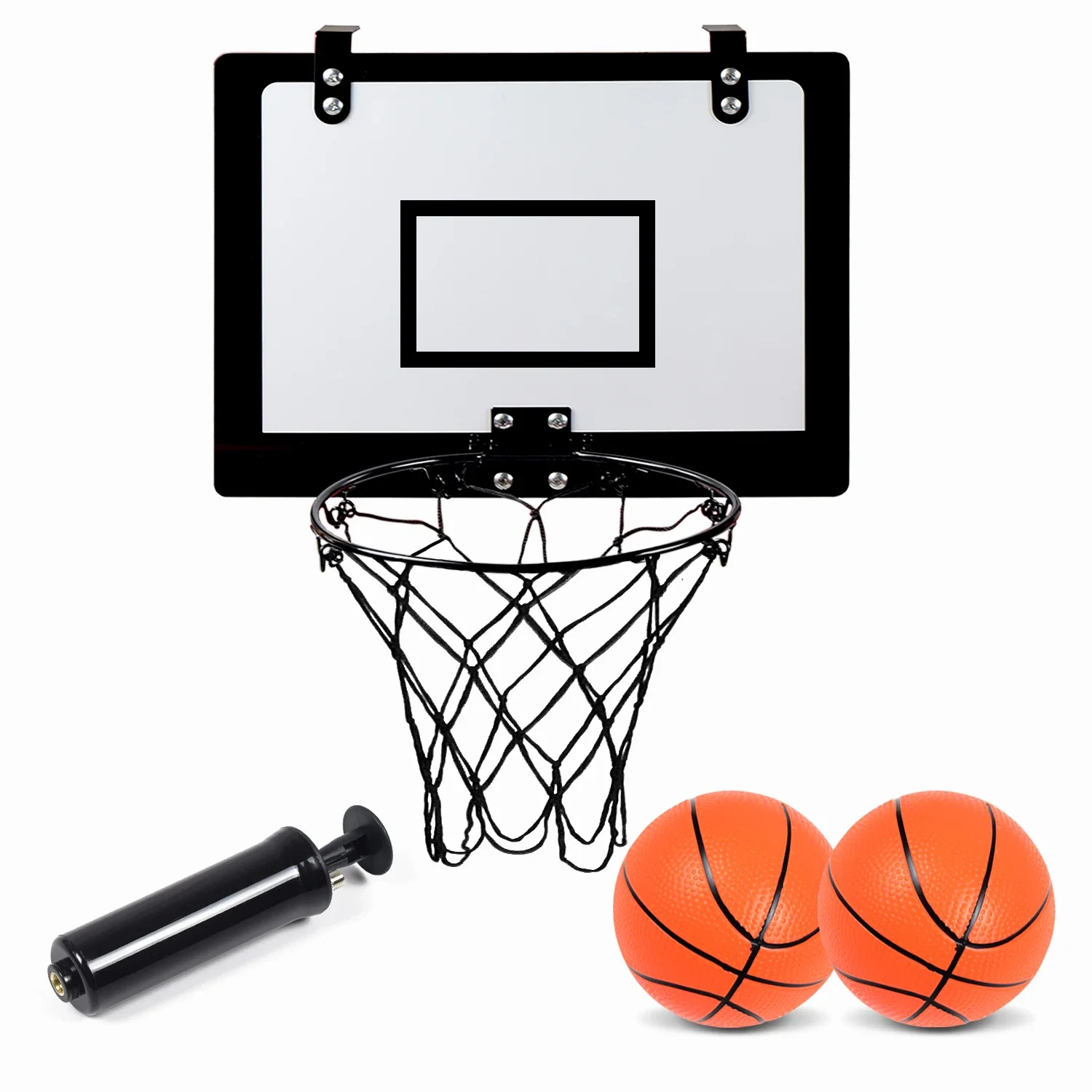 

Custom Logo Indoor Kids Basketball Practice Stand Wall-Mounted Foldable Hoop Board with Rim for Outdoor Use Includes Net