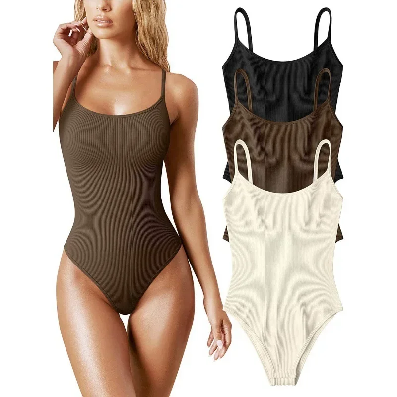 ZAFUL One Pieces Swimsuit For Women Padeed Swimwear With Removable Pads Lace Up Back Criss Cross Textured Bikini Solid Color