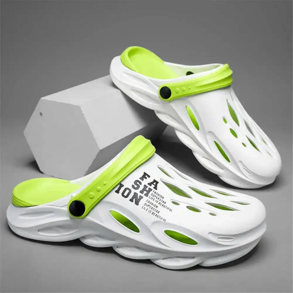 Size 44 Home Men's Rubber Sandals Slippers Summer Walking Shoes Beach Flip Flop For Men Sneakers Sports Trainners Items