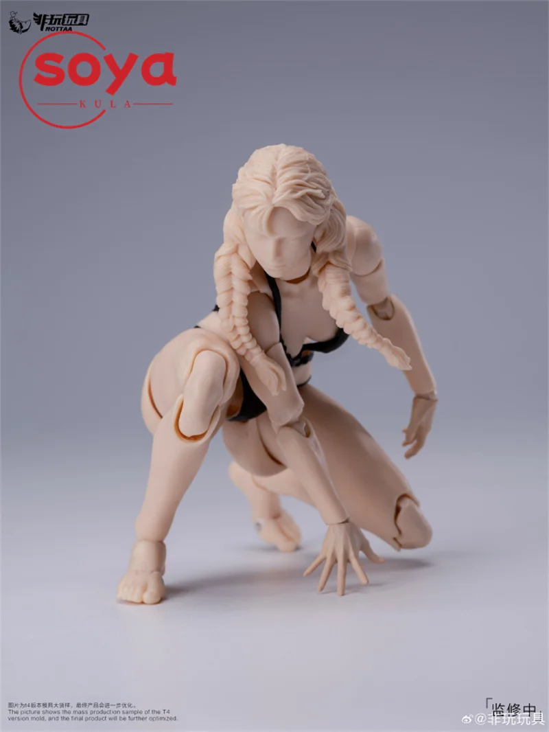 Przedsprzedaż【1 kwartał 2026】Notaman Nt-04 1/12 Super Elastyczna Figurka Żeńska z Ruchomymi Stawami, Żołnierka, Model do Malowania Artystycznego, Zabawka