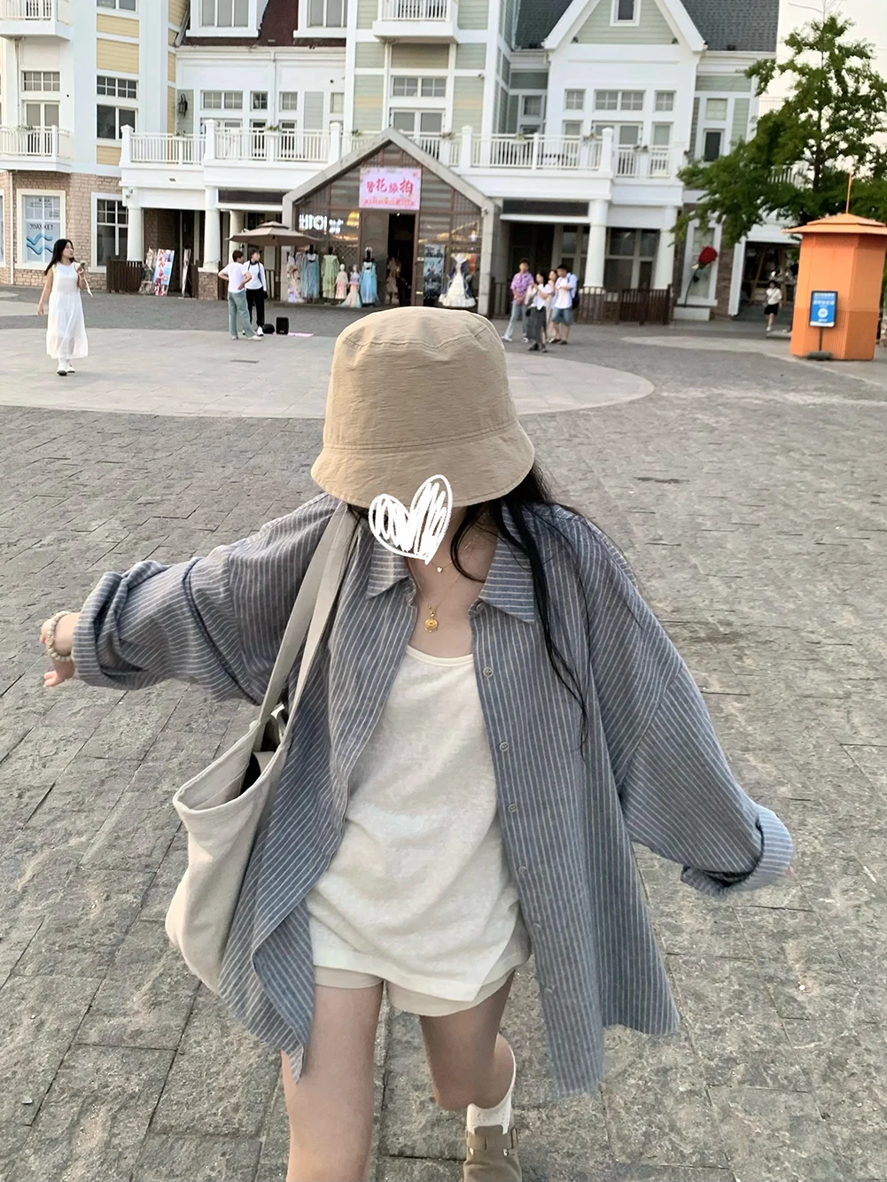 

Loose Fit Linen Cotton Striped Long Sve irt Women's Comfortable Oversized Boyfriend Sle Casual irt Autumn Faion