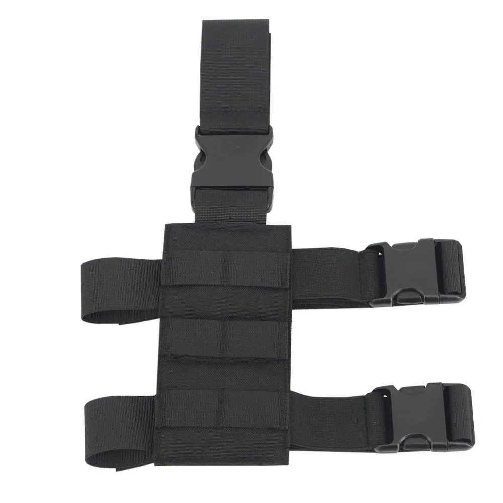 

Universal Drop Leg Holster Thigh Platform Tactical MOLLE Gun Holster for Hunting Paintball Panel with Adjustable Molle Straps