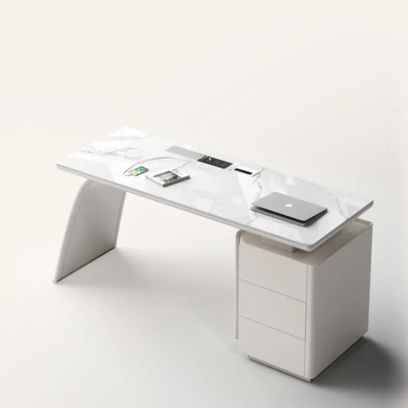 Minimalist Office Desk Table Computer Room Office Desk Supplies Accessories Improvement Mid Century Tavolino Trendy Furniture
