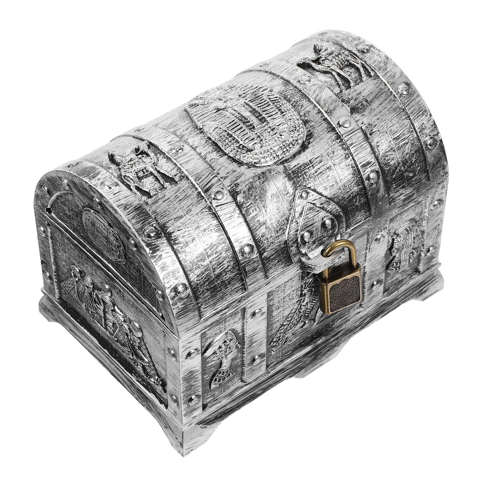 Halloween Pirate Treasure Chest Storage Box Multifunctional Adventure Prop Classroom Home Outdoor Party Favor Decoration view 6