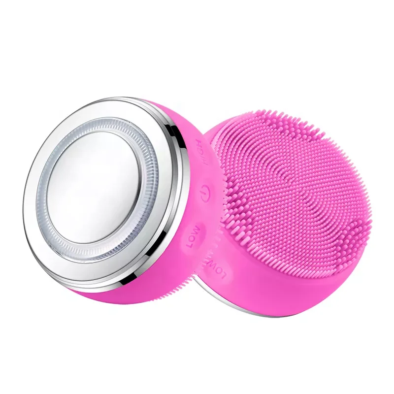 

2024 New Trends Rechargeable Electric Facial Cleansing Brush Private Label Cleaning Face Spin Cleanser Brush for home