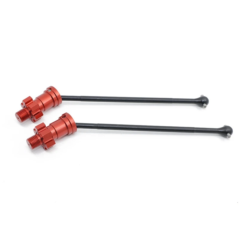 2Pcs Metal Front Rear Drive Shaft CVD For Traxxas X-Maxx XMAXX 6S 8S 1/5 Monster Truck RC Car Upgrade Parts