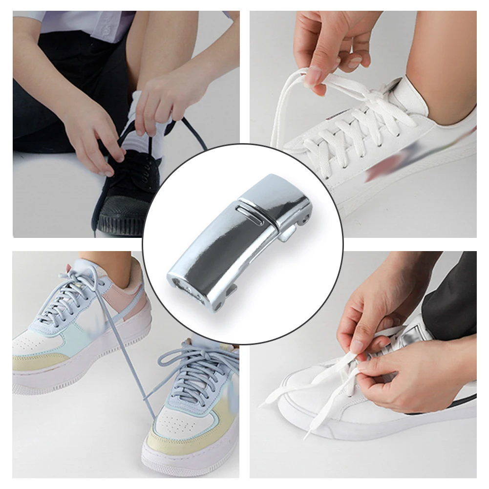 Magnetic Metal Shoelace Connectors Time Saving Fast Release Shoelaces Tool Shoe Accessories