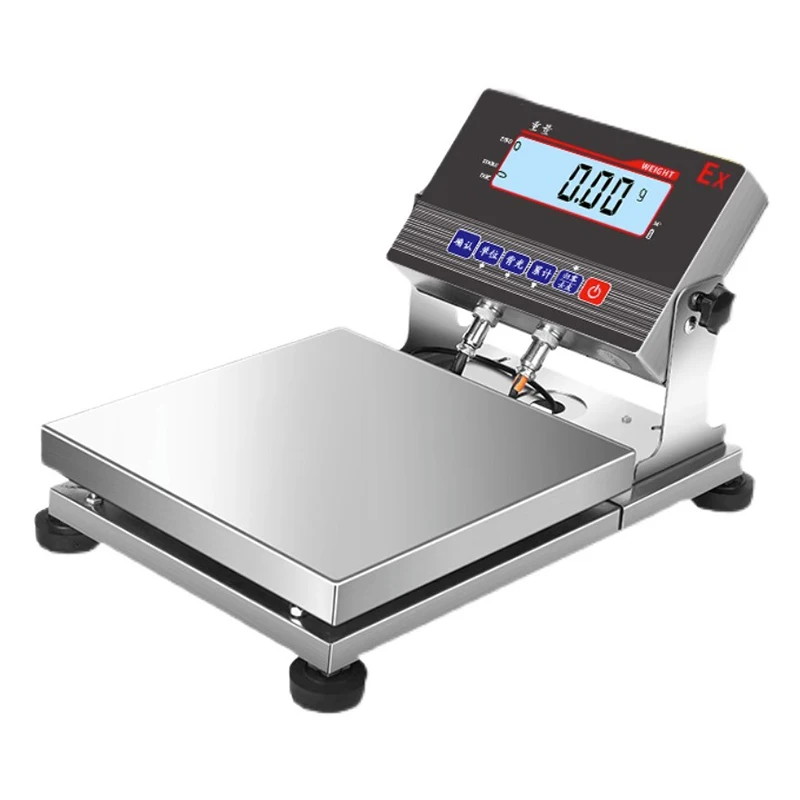 Explosion-Proof Electronic Scale High Precision Electronic Balance Weight With LCD HD Display Industry Laboratory Platform Scale