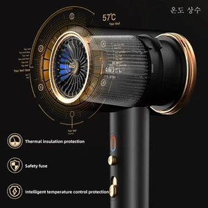 F33 T821 Professioneller Haartrockner, heißer Wind und Kälte, Luftbürstentrockner, negativer lonischer Trockner, starkes Werkzeug des Power -Salons, 2400W 8 Hauptverkauf Ententrockner - №7