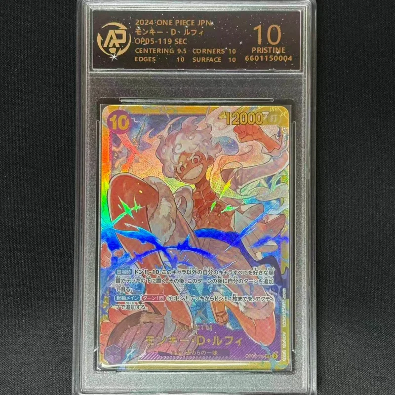 Cartes de collection rares et limitées d'anime, authentiques, de collection gradée, sur le thème des Quatre Empereurs (Op Luffy, Ace, Sabo, Boa Hancock), en japonais et chinois simplifié, cadeaux