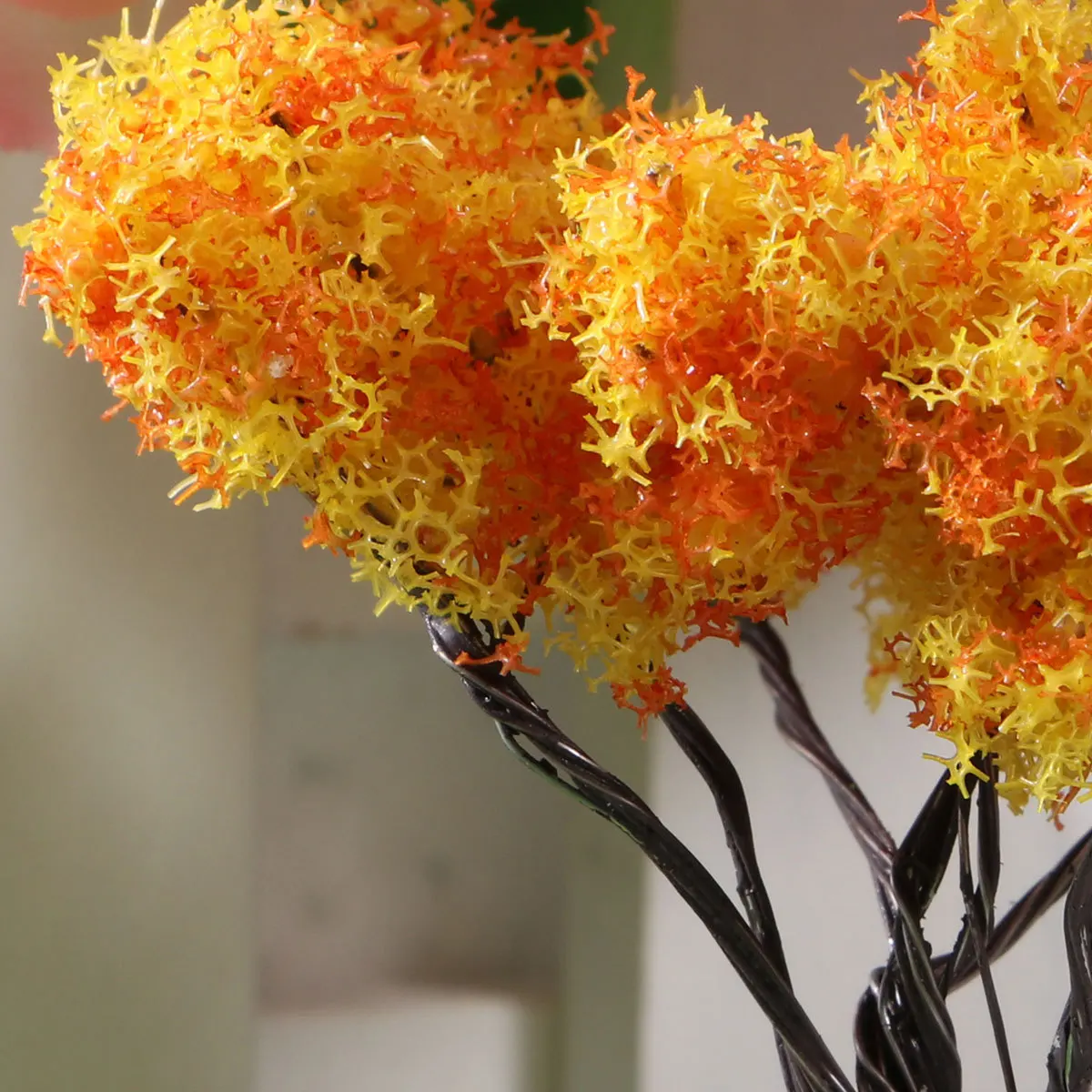 

10pcs Tree Mini Garden Decorations Mini Trees For Terrarium For Terrarium Micro Landscape Diy Accessories Gold