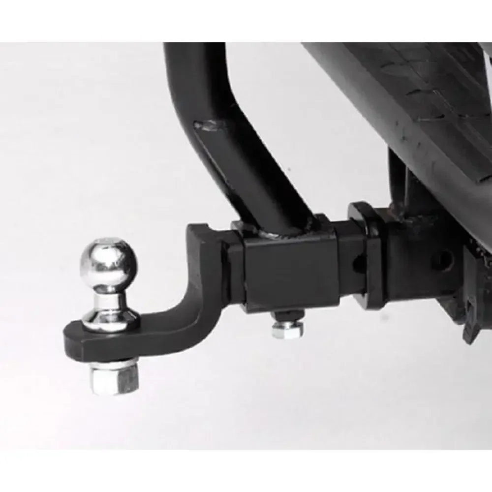 3-Bike Slide Over Rack with Integrated Lock, 2 Receiver Mount, Black