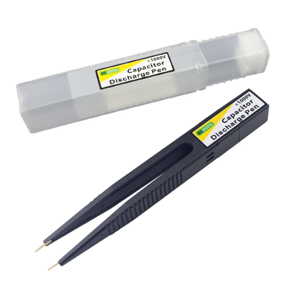A89Z Capacitor Discharge Pen Fast Discharging High Voltage 1000V Repair Tool Discharger for Electronic Safety Intelligent