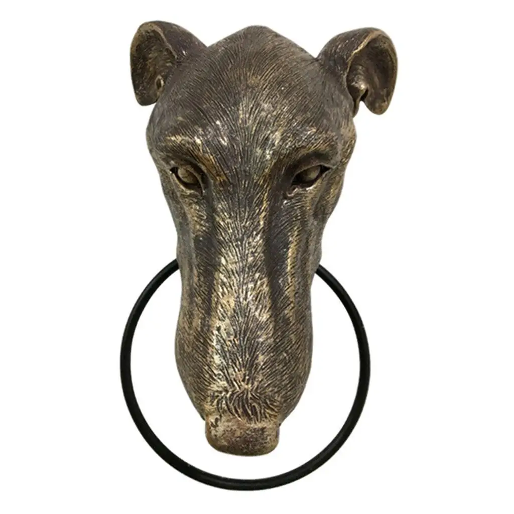 Dog Hanging Resin Ornament Sculpture Figurine Animal Shaped Door Gate Decoration Statue Craft