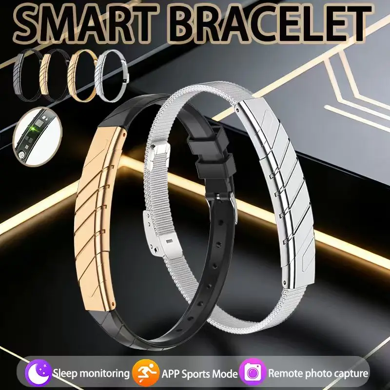 2026 new fashionable smart bracelet, supports multiple exercise modes, can take photos, designed for fitness trackers