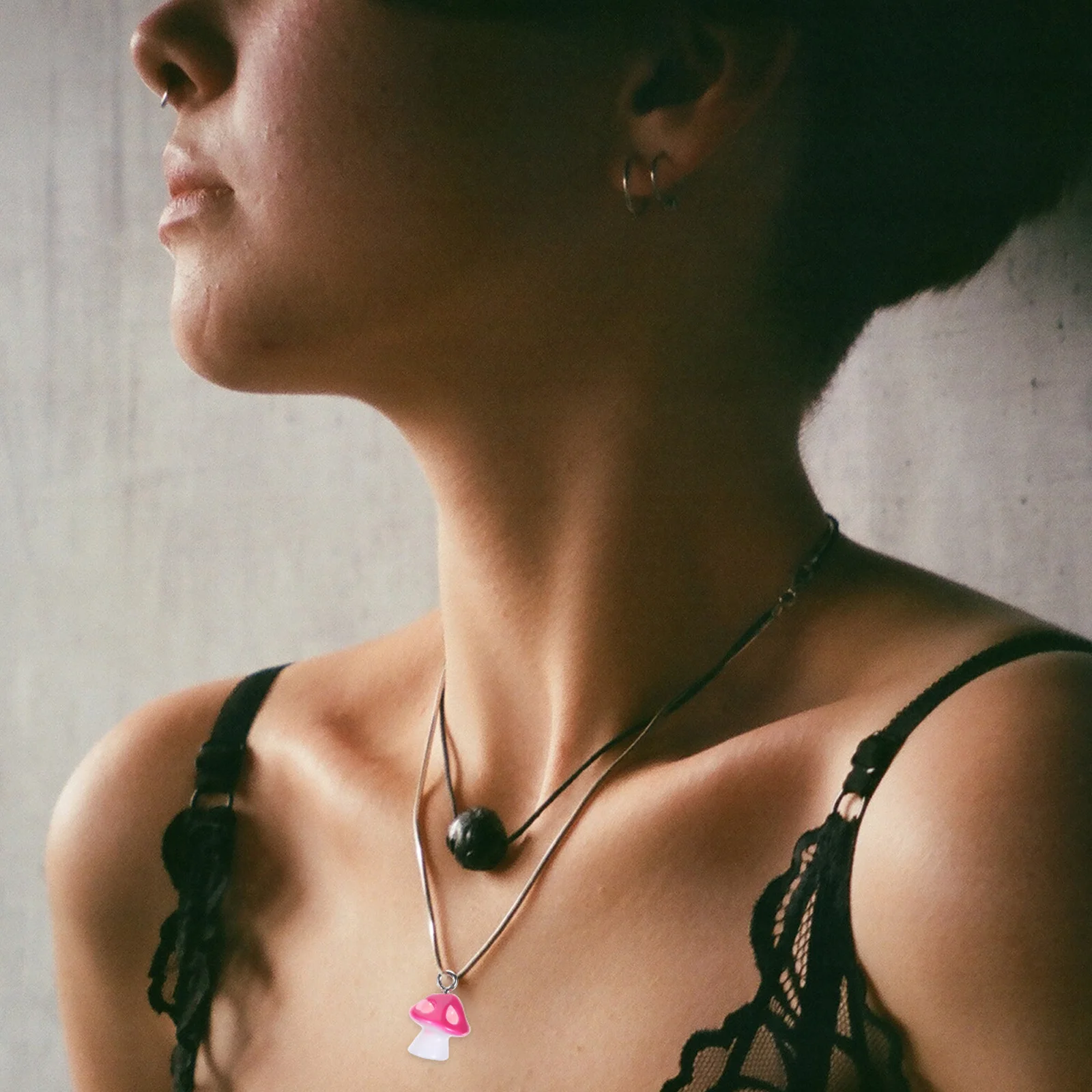 

30Pcs 12mm Mushroom Resin Pendants Stylish DIY Jewelry Making Necklace Bracelet Earrings Charm Accessories Mushroom Pendants