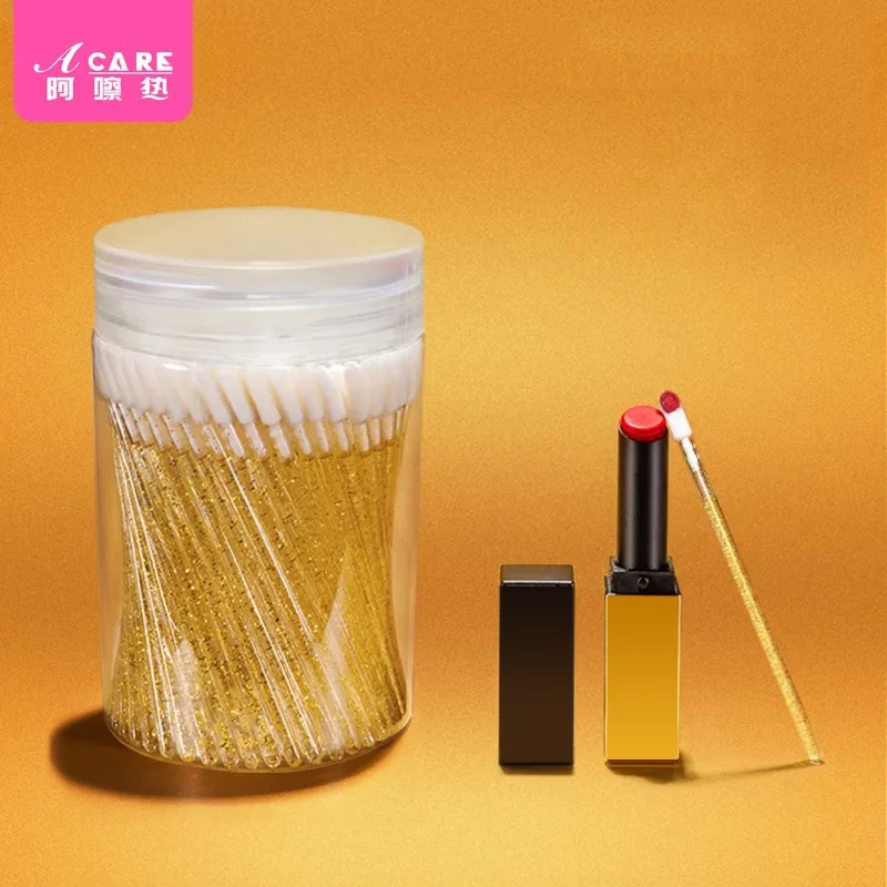 립 브러쉬/일회용 C1-사용하기 쉬운 컴팩트 휴대용 스머지 메이크업 글로스 립스틱 미니 립스틱