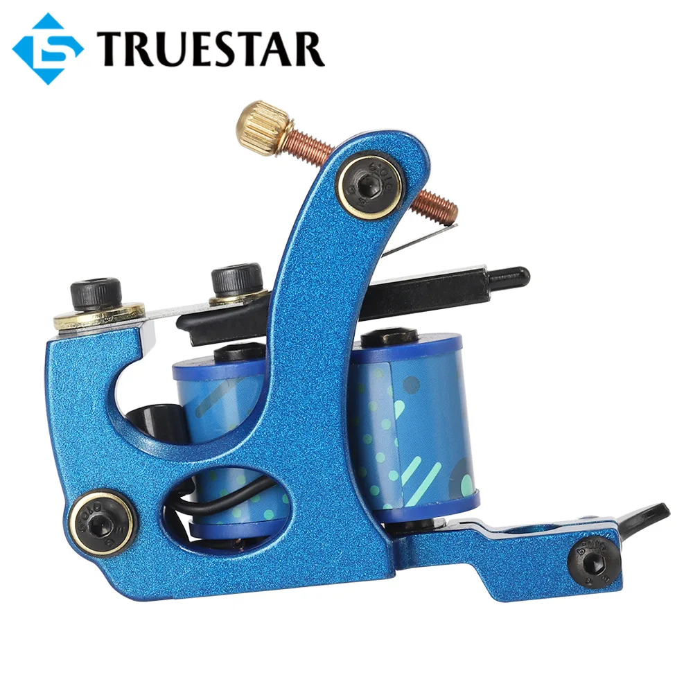 Professional Coil Tattoo Machine 10 Wraps Coils Tattoo Machine Gun for Liner and Shader Iron Tattoo Guns Supply Accessories