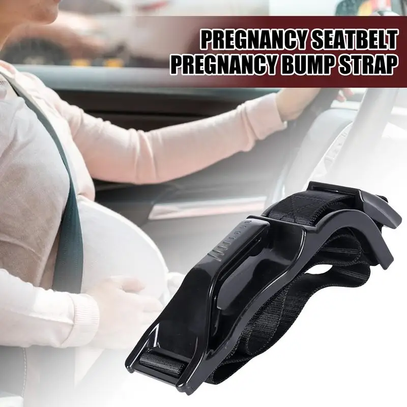 Gravidez Seat Belt Adjuster, Bump Strap, Slip Resistance, fácil de instalar, gravidez cinto de segurança para mulheres grávidas