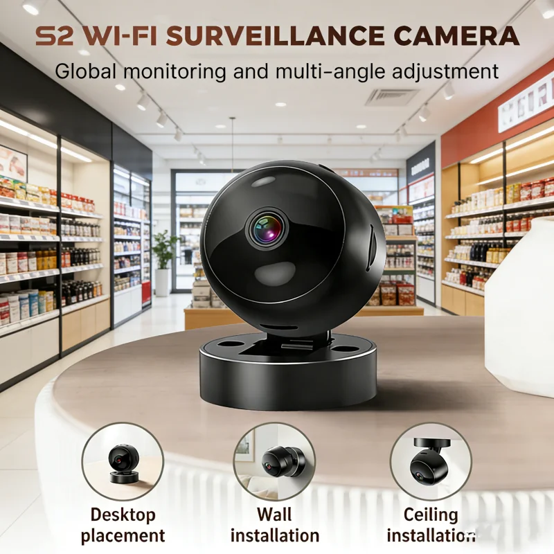 New Mini 4K Camera Wireless WiFi Monitoring Security High-definition Night Vision Protection Remote Infrared Surveillance 2026