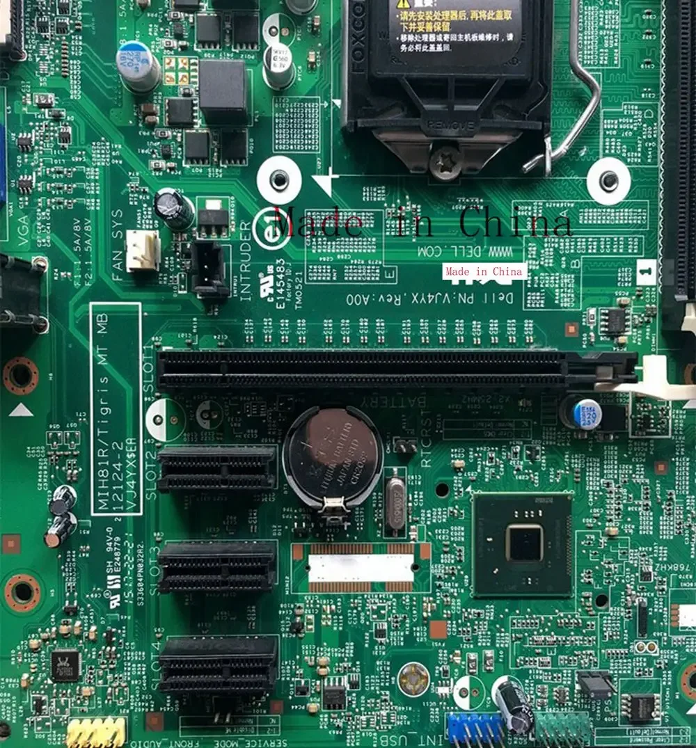 Para DELL OptiPlex 3020 MT placa de escritorio CN-0VHWTR MIH81R/Tigris 12124-1M placa 100% probado OK enviar