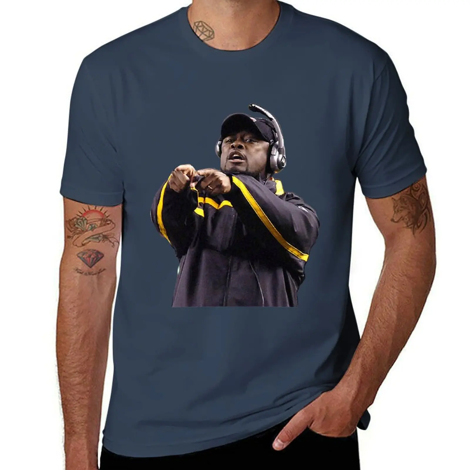 

Mike Tomlin T-Shirt anime t shirts oversize t shirts for man cotton t shirts for man cotton funny T-Shirt