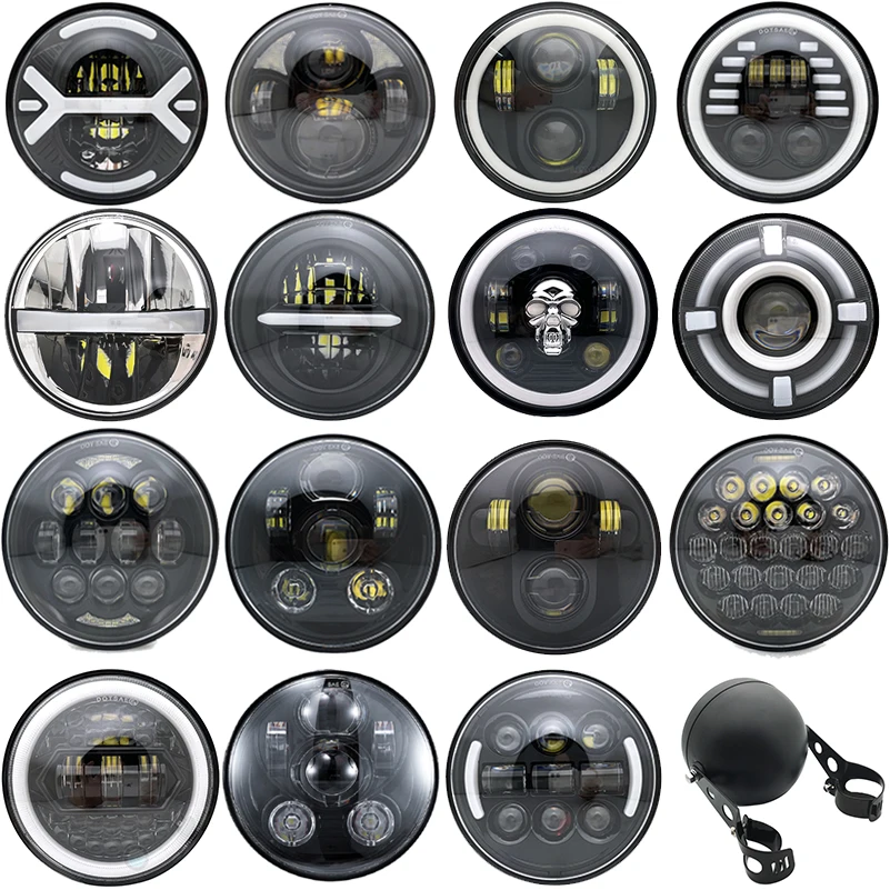 

1X5.75 inch Motorcycle LED Headlight 5 3/4" led DRL 40W motorbike headlights for Harley Sportster 883 XL883 FXCW.