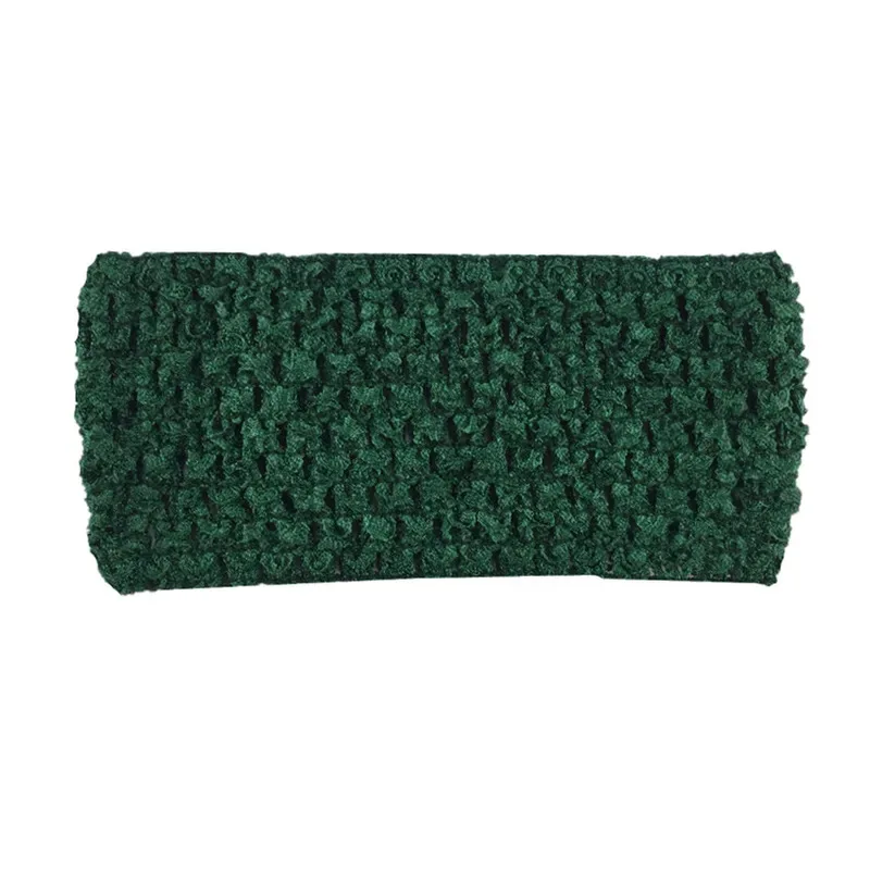 50 PCS Elastic Crochet Tube Headband For Girl Ballet Skirt Babe Knitted Hair Band DIY Boutique Headwear Accessories