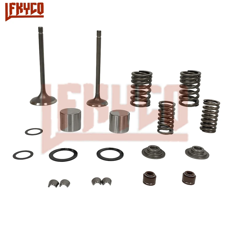 

Motorcycle Exhaust Valves Inlet Intake Stem Seal Spring Kit For Honda Recon 250 TRX250 2002-2023 Sportrax 250 TRX250EX TRX250X