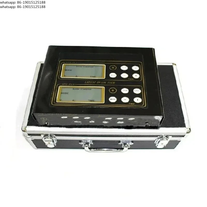 New 2026 Dual Ionic Cell Cleanse Massage Foot Spa Machine Detox for 2 Persons Far Infrared Therapy Feet Bath Ion
